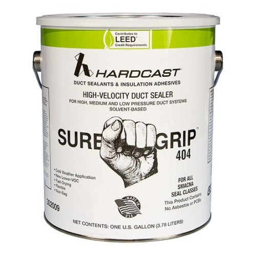 CARLISLE HARDCAST Carlisle Hardcast SG-404 SureGrip 404 Indoor Application Fiber Free Solvent Base Duct Sealant