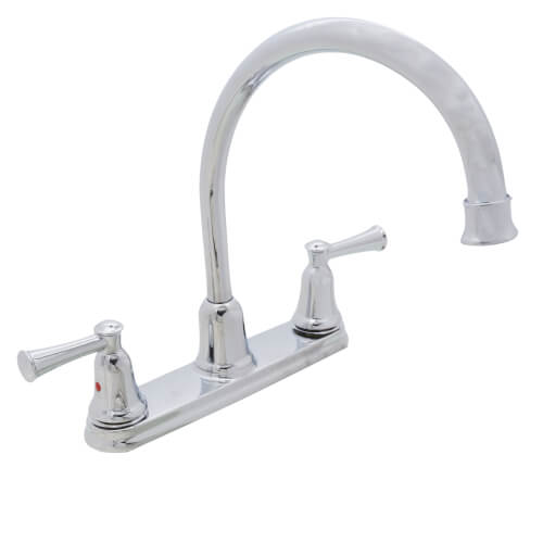 CLEVELAND FAUCET Cleveland Faucet CA41611 Capstone Two-Handle High Arc Kitchen Faucet 1.5 GPM 1/2 inches Connection 4-Hole