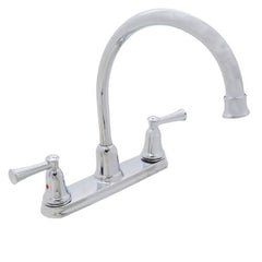 CLEVELAND FAUCET Cleveland Faucet CA41611 Capstone Two-Handle High Arc Kitchen Faucet 1.5 GPM 1/2 inches Connection 4-Hole