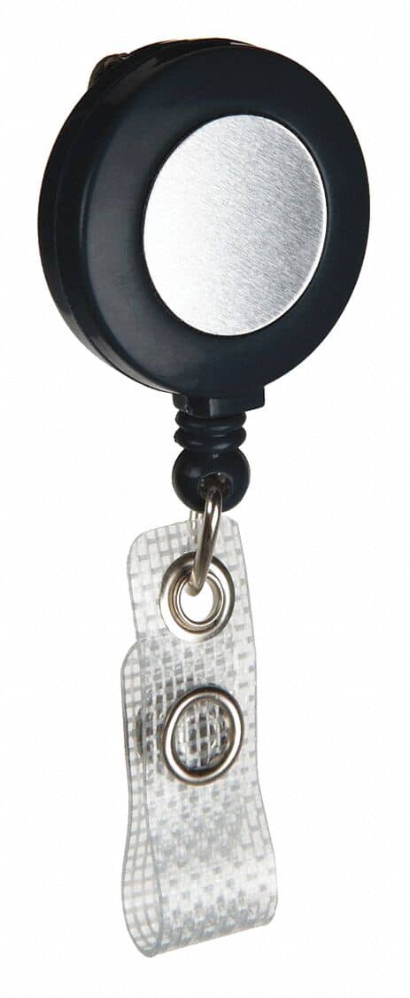 BRADY Brady 95075 Retractable Badge Holder 1.25 in diameter 36 in cord 1 pack