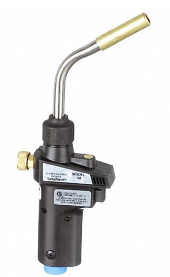 TURBO TORCH Turbo Torch 0386-1286 TL-44-NL extreme hand torch self lighting swirl flame 12,120 BtuH 180 degree