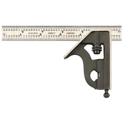 STARRETT Starrett 56362 c11h-6-4r 6 inches 2 piece combination square