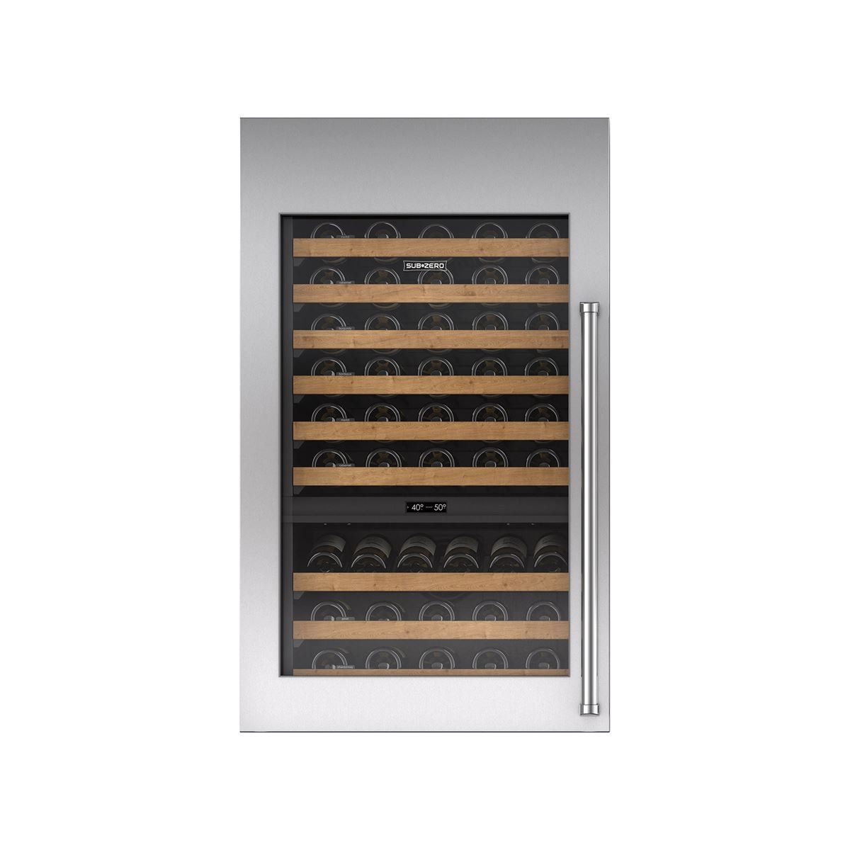 SUB-ZERO Sub-Zero 7025352 stainless steel tall wine storage door panel with pro handle - right hinge