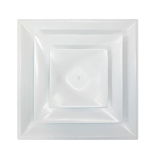 PLASTICADE Plasticade STR-C-8W American Louver Stratus Cone Diffuser 8 inches Neck