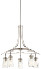 MINKA LAVERY Minka Lavery 3305-84 Poleis 5-light Chandelier 60W 26.5W x 26.5H Inches
