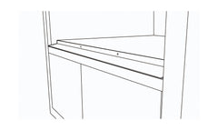 SHARP Sharp SKMD24F0AH 24 in. flush mount deflector for SMD2470AH microwave drawer oven