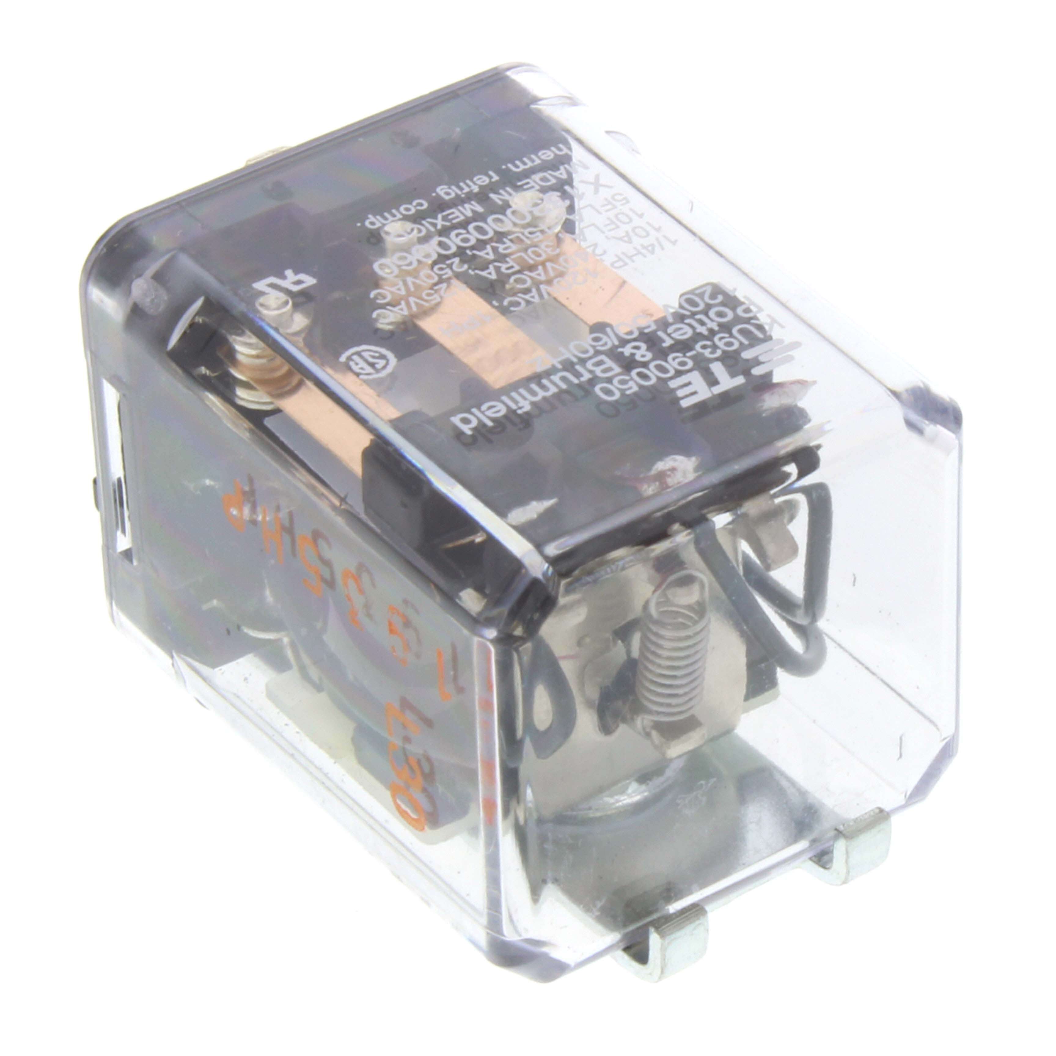 TRANE Trane RLY00591 Relay, 3PDT 125/250V 120VAC Quick Connect Terminals