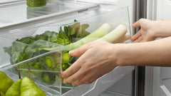 FISHER & PAYKEL Fisher & Paykel RS36A72J1 ActiveSmart Refrigerator 36 inches French Door Built-in With Ice 72 inches Tall