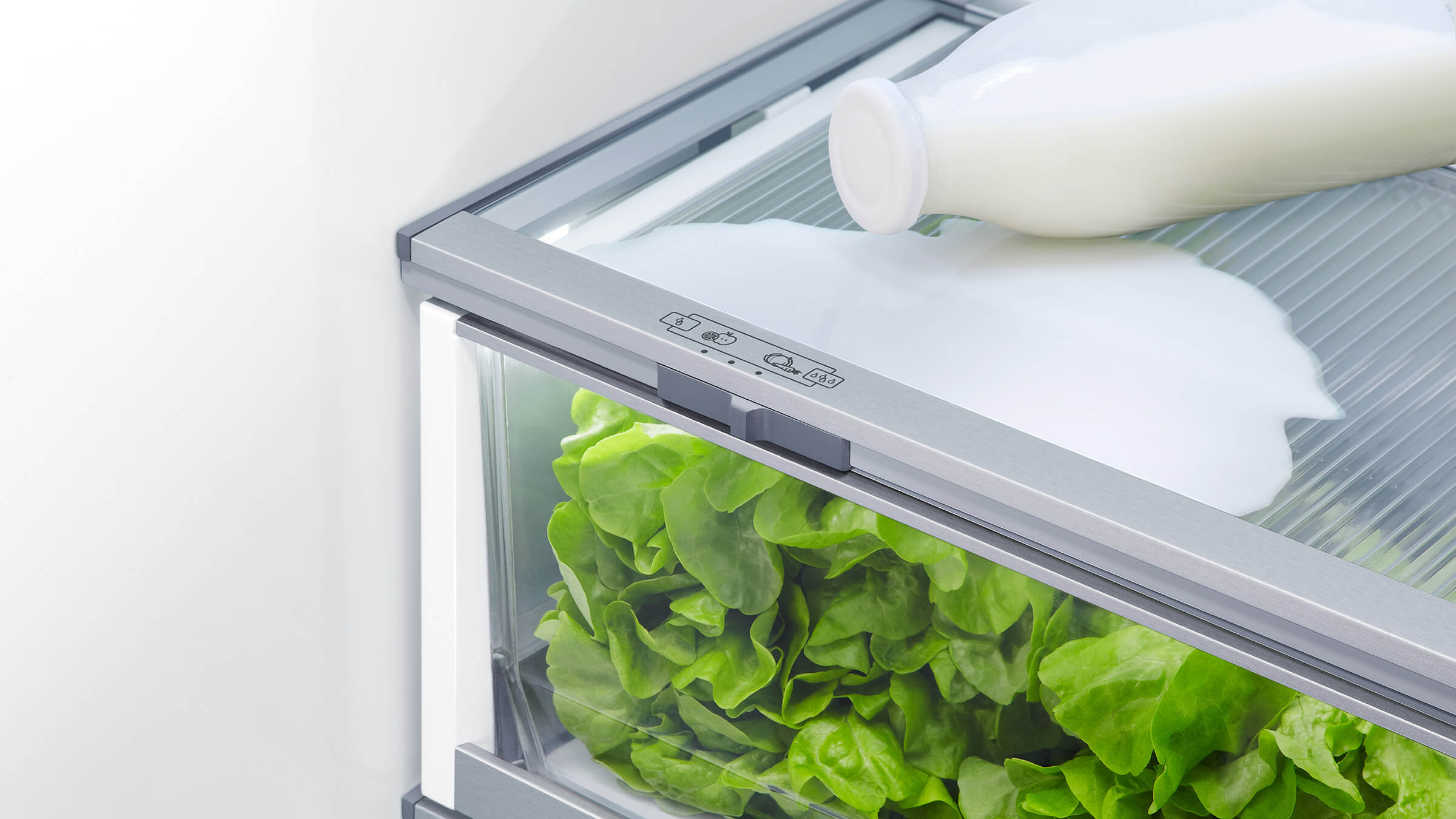 FISHER & PAYKEL Fisher & Paykel RS36A72J1 ActiveSmart Refrigerator 36 inches French Door Built-in With Ice 72 inches Tall