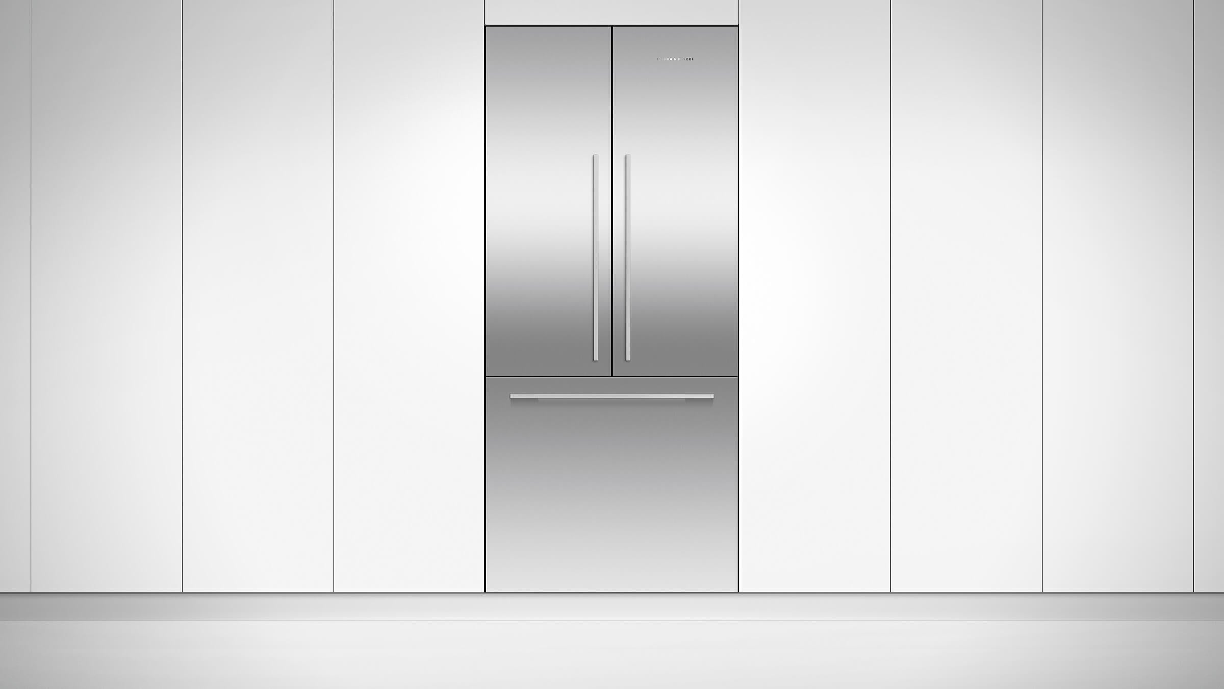 FISHER & PAYKEL Fisher & Paykel RS36A72J1 ActiveSmart Refrigerator 36 inches French Door Built-in With Ice 72 inches Tall