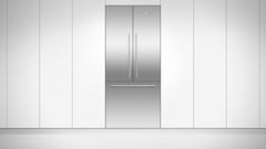 FISHER & PAYKEL Fisher & Paykel RS36A72J1 ActiveSmart Refrigerator 36 inches French Door Built-in With Ice 72 inches Tall