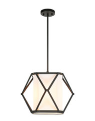 MATTEO LIGHTING Matteo Lighting C73503MB Hexalantern 3 x 60W 15 3/4 inchesL x 15 3/4 inchesW x 16 3/4 inchesH