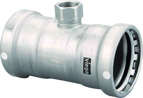 VIEGA Viega 95620 MegaPress tee 2-1/2 inches x 2-1/2 inches x 3/4 inches