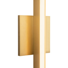 KUZCO LIGHTING Kuzco Lighting WS10324-BK Vega Wall Sconce 16W 24-in