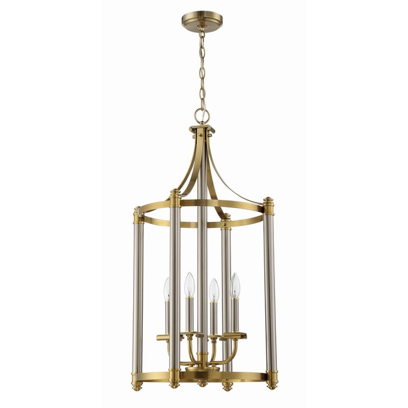 CRAFTMADE Craftmade 54834-FBSB Stanza Chandelier 4-Light