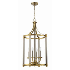 CRAFTMADE Craftmade 54834-FBSB Stanza Chandelier 4-Light