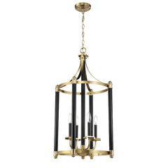 CRAFTMADE Craftmade 54834-FBSB Stanza Chandelier 4-Light