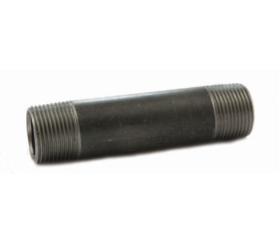 CHARMAN MANUFACTURING Charman Manufacturing 362450 3 x 6 in. black steel nipple, lead free