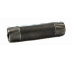 CHARMAN MANUFACTURING Charman Manufacturing 362450 3 x 6 in. black steel nipple, lead free
