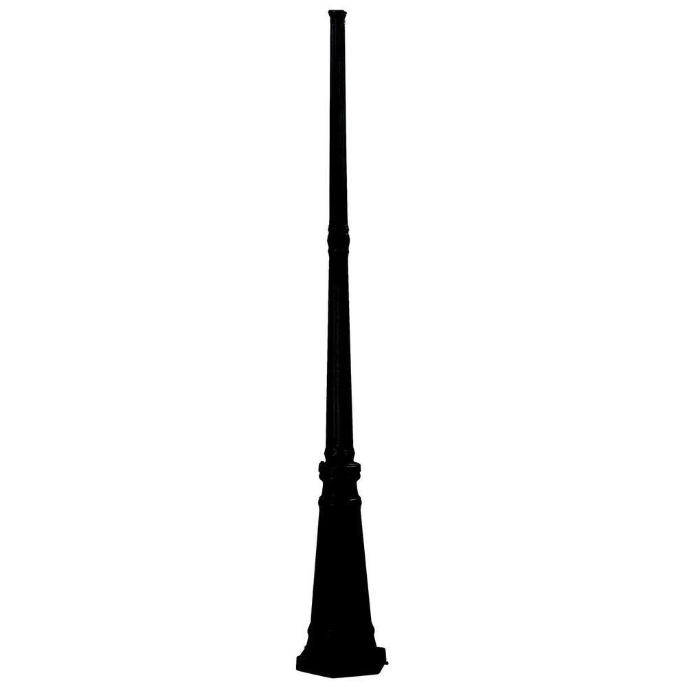 Z-LITE Z-Lite 504POST-BK Waterloo Outdoor Post 71 inch height 10 inch width