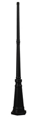 Z-LITE Z-Lite 504POST-BK Waterloo Outdoor Post 71 inch height 10 inch width