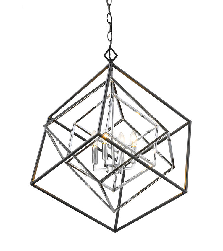 Z-LITE Z-Lite 457-4CH-MB Euclid 4-Light Chandelier 240W
