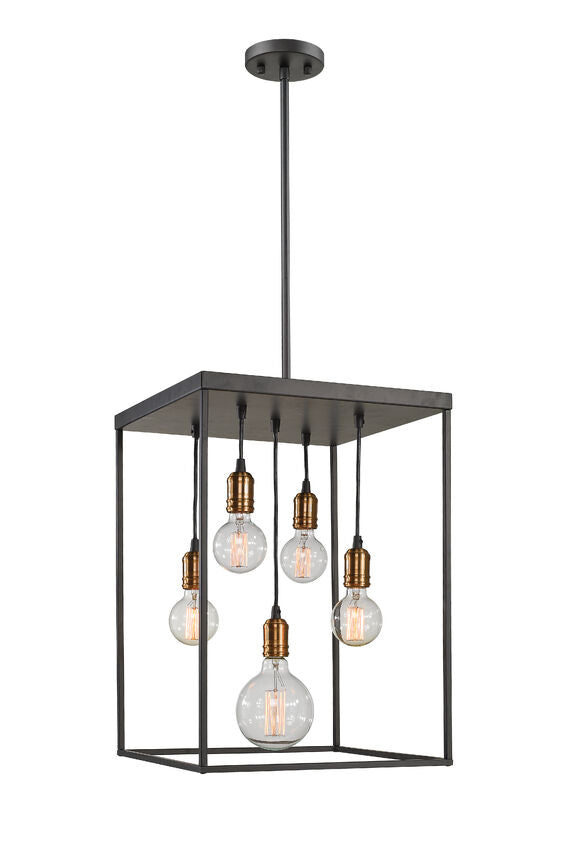 Z-LITE Z-Lite 8001-23BRZ Troubadour 5-light chandelier 5 x 100W 16 inch