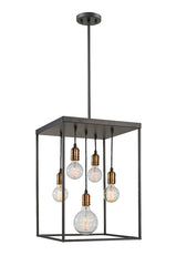 Z-LITE Z-Lite 8001-23BRZ Troubadour 5-light chandelier 5 x 100W 16 inch