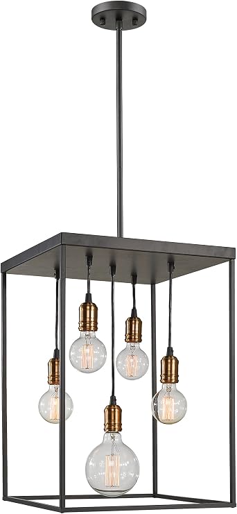 Z-LITE Z-Lite 8001-23BRZ Troubadour 5-light chandelier 5 x 100W 16 inch