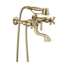 BRIZO Delta Faucet T70361-GL Rook Tub Faucet Trim With Handshower