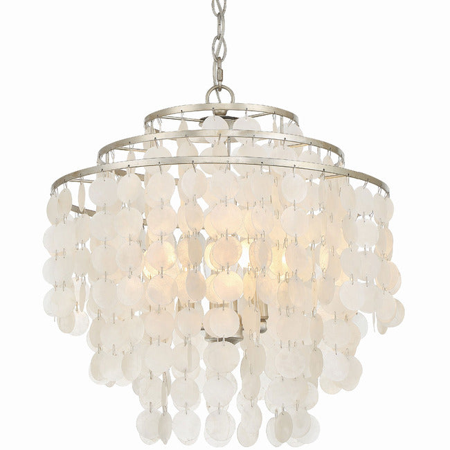 CRYSTORAMA Crystorama BRI-3008-SA Brielle Chandelier 60W 4-Light