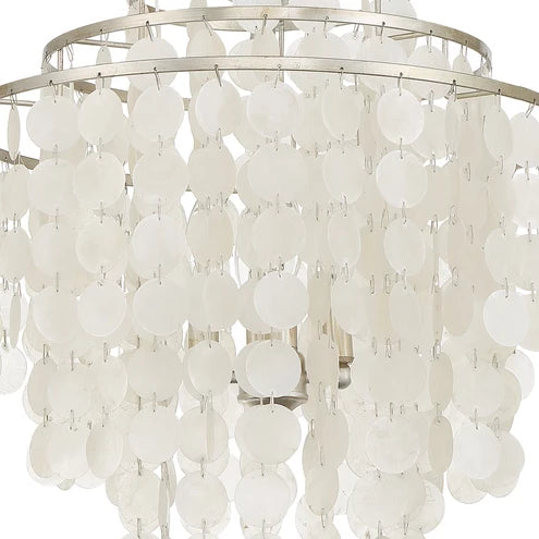 CRYSTORAMA Crystorama BRI-3008-SA Brielle Chandelier 60W 4-Light