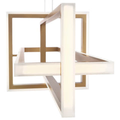 EUROFASE Eurofase 39323-026 Bordo LED Chandelier 114W 3-Light 38 Inch