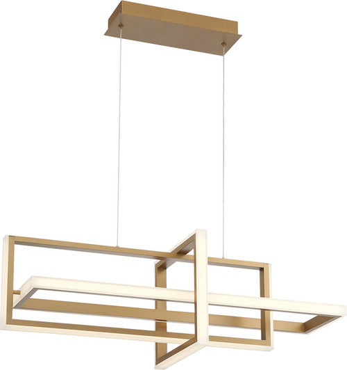 EUROFASE Eurofase 39323-026 Bordo LED Chandelier 114W 3-Light 38 Inch