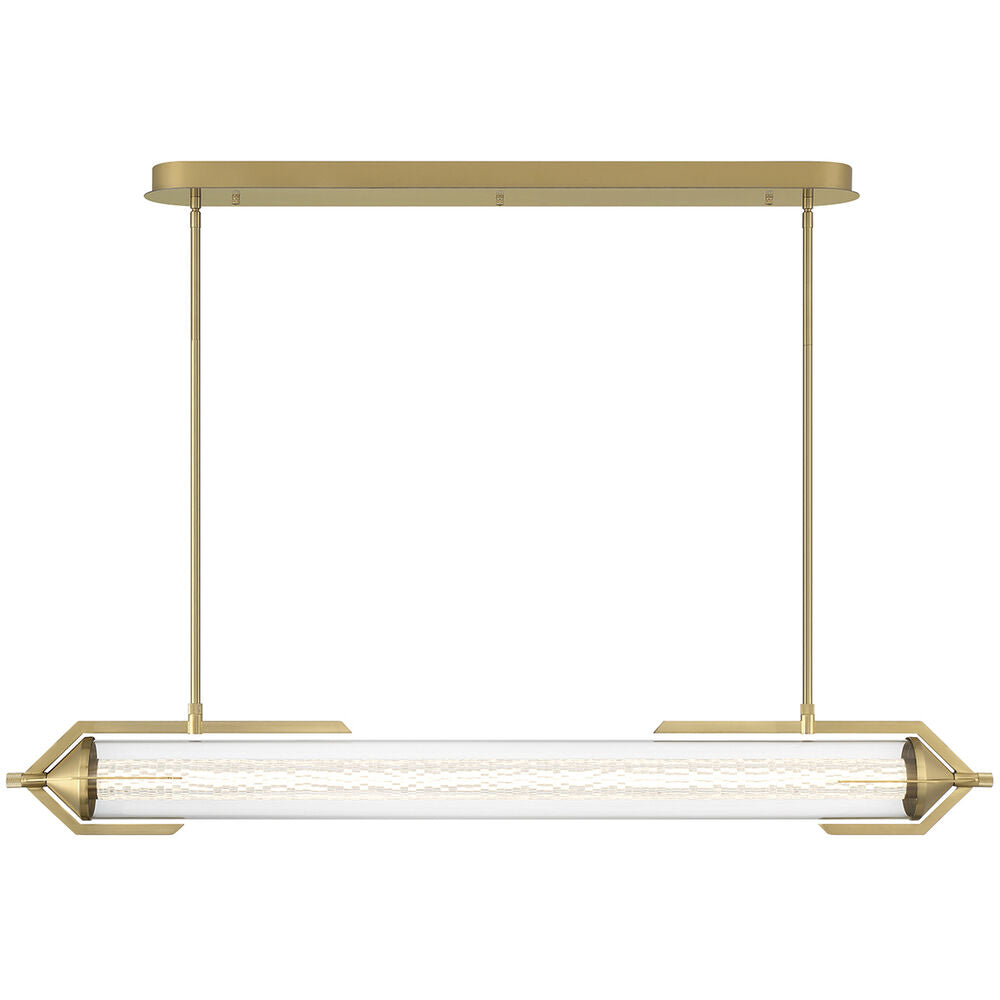 EUROFASE Eurofase 45715-025 Espada Linear Chandelier Ceiling Light 36W 48 Inch 360 Degree