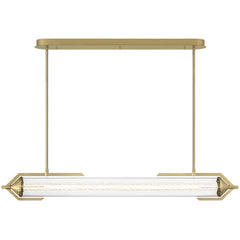 EUROFASE Eurofase 45715-025 Espada Linear Chandelier Ceiling Light 36W 48 Inch 360 Degree