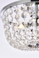 ELEGANT LIGHTING Elegant Lighting 1109F13C Cora 3 Light 13 inch Flush Mount Ceiling Light 120W