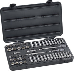 GEARWRENCH Gearwrench 80550 57 Pc. 3/8 inches Drive 6 Pt. Mechanics Tool Set, Standard & Deep, SAE/Metric