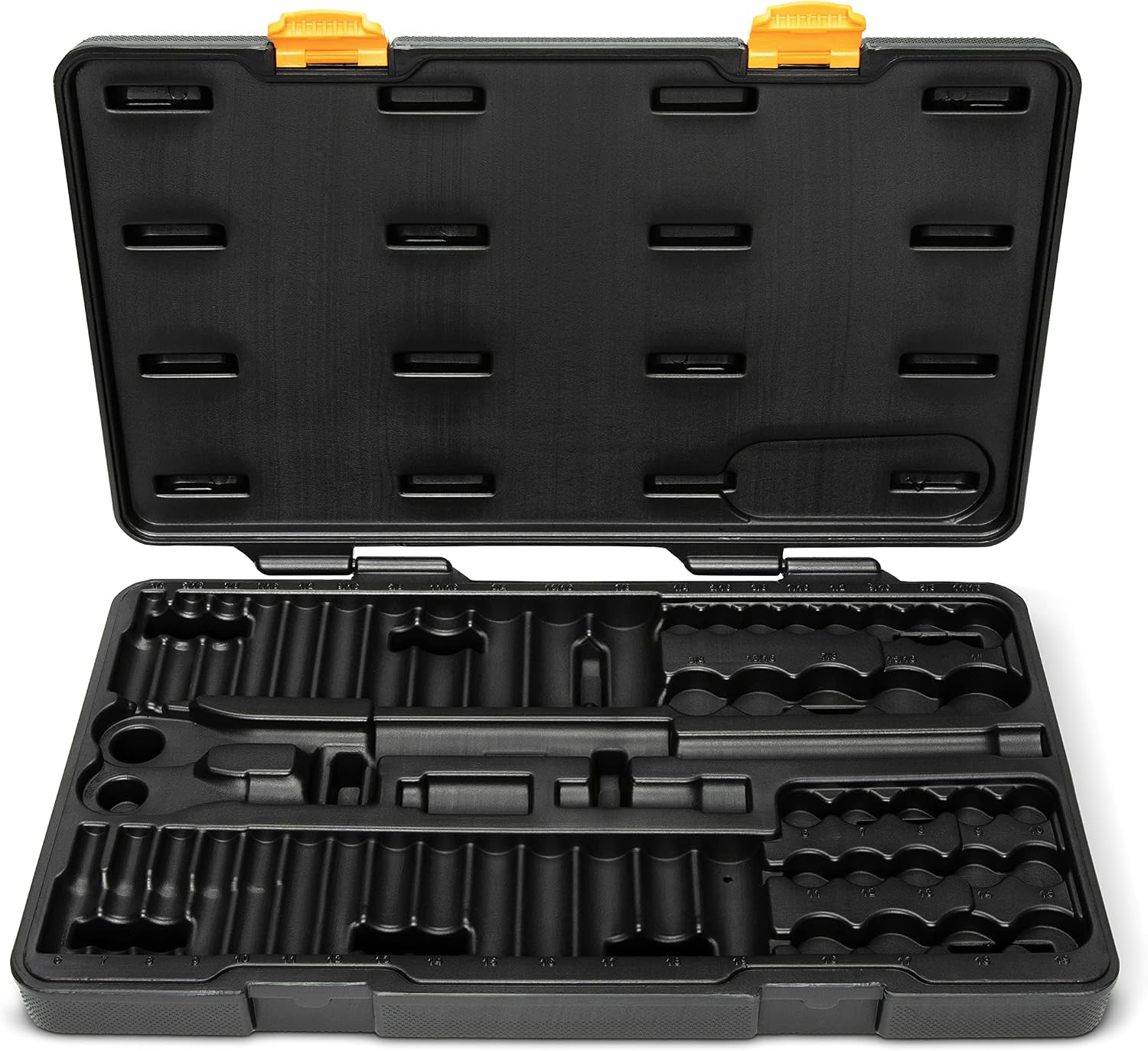 GEARWRENCH Gearwrench 80550 57 Pc. 3/8 inches Drive 6 Pt. Mechanics Tool Set, Standard & Deep, SAE/Metric