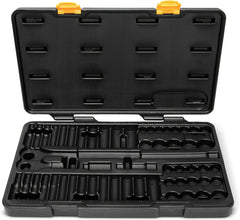GEARWRENCH Gearwrench 80550 57 Pc. 3/8 inches Drive 6 Pt. Mechanics Tool Set, Standard & Deep, SAE/Metric