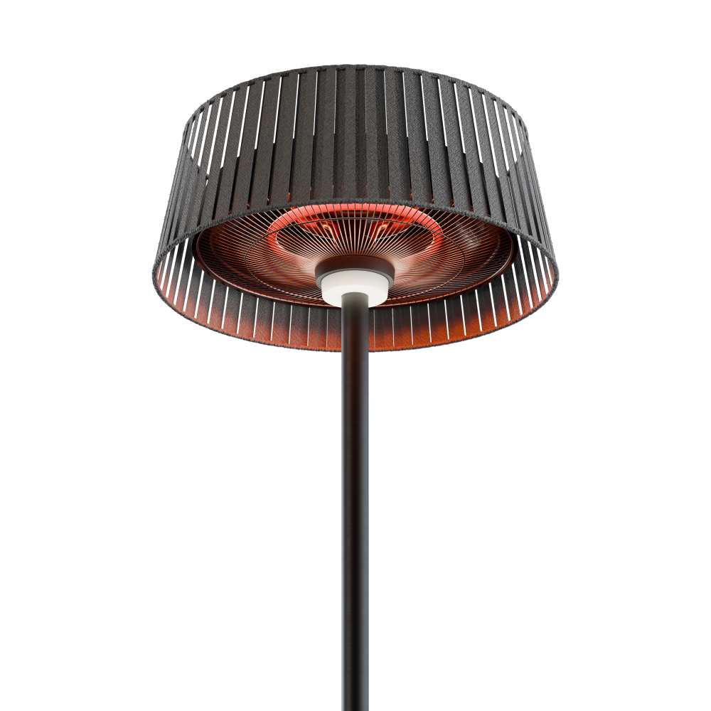 EUROFASE Eurofase EFH0138 Vellura freestanding lamp electric patio heater 1500W 81 x 29 inch
