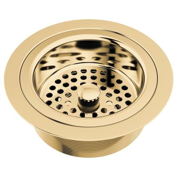 BRIZO Delta Faucet 69052-PG kitchen sink flange with strainer 4.5 inch