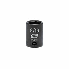 GEARWRENCH Gearwrench 84304N 6 Point Standard Impact SAE Socket 3/8 Inch Drive 9/16 Inch