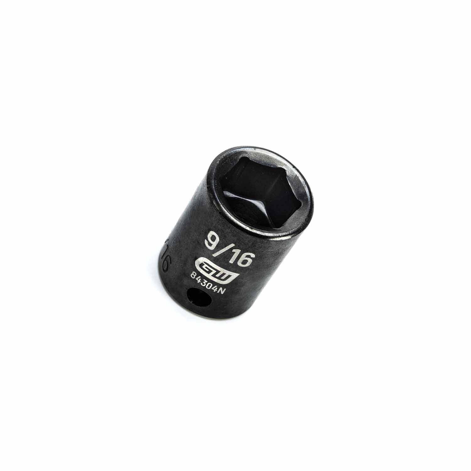 GEARWRENCH Gearwrench 84304N 6 Point Standard Impact SAE Socket 3/8 Inch Drive 9/16 Inch