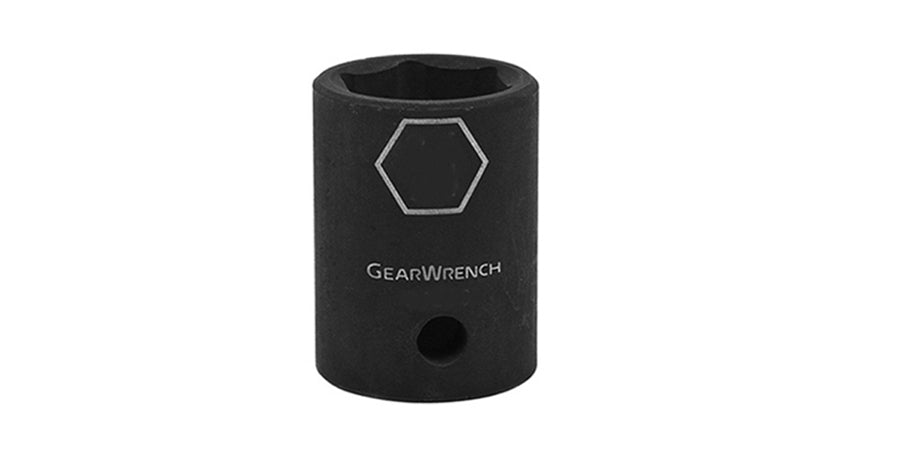 GEARWRENCH Gearwrench 84304N 6 Point Standard Impact SAE Socket 3/8 Inch Drive 9/16 Inch