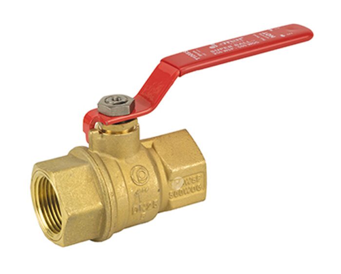 JOMAR VALVE Jomar Valve 100-538 T-100SSS brass ball valve 2 piece full port threaded connection steam trim 600 WOG 2 inch