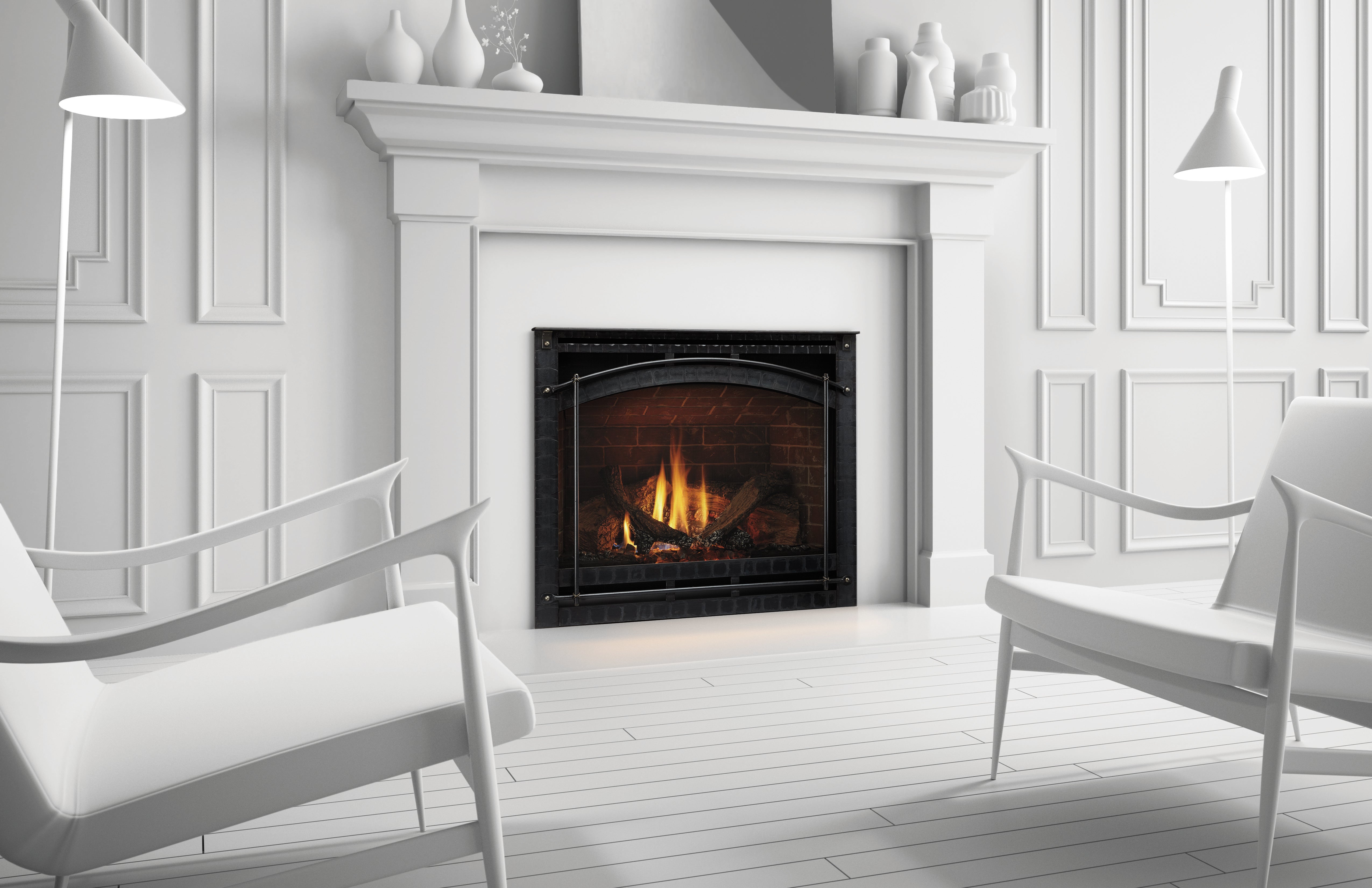 HEAT & GLO Heat & Glo SL-7XLP-IFT-S SlimLine SL-7X Direct Vent Gas Fireplace 36 Inch Propane