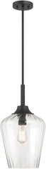 SAVOY HOUSE Savoy House 7-3390-1-89 Carlton Vintage Ribbed Glass Pendant 60 Watt 20 inches H x 11 inches W