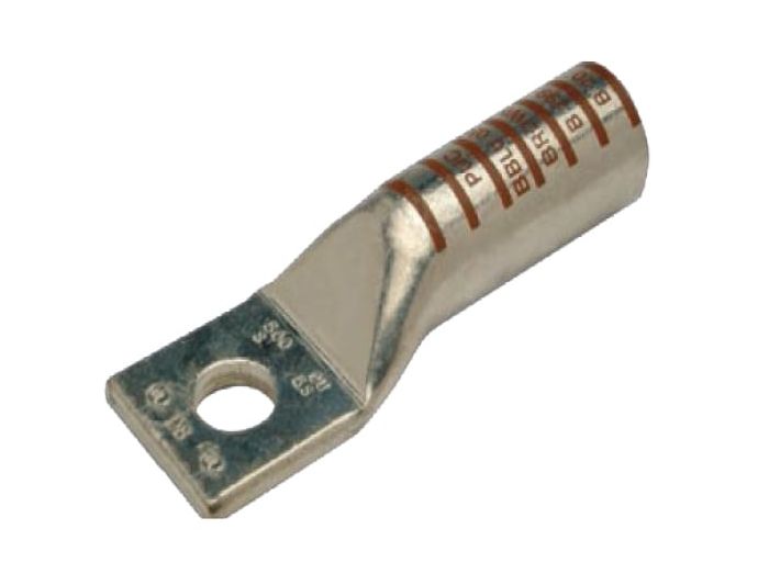 PENN-UNION Penn-Union BBLU050S2 copper compression lug long barrel one hole tongue with closed transition 500 kcmil