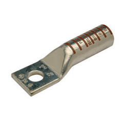 PENN-UNION Penn-Union BBLU050S2 copper compression lug long barrel one hole tongue with closed transition 500 kcmil